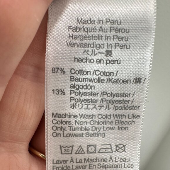 Madewell Puff-Sleeve Sweatshirt Tee Elevated Casual Top Size Medium NWT - Picture 5 of 7